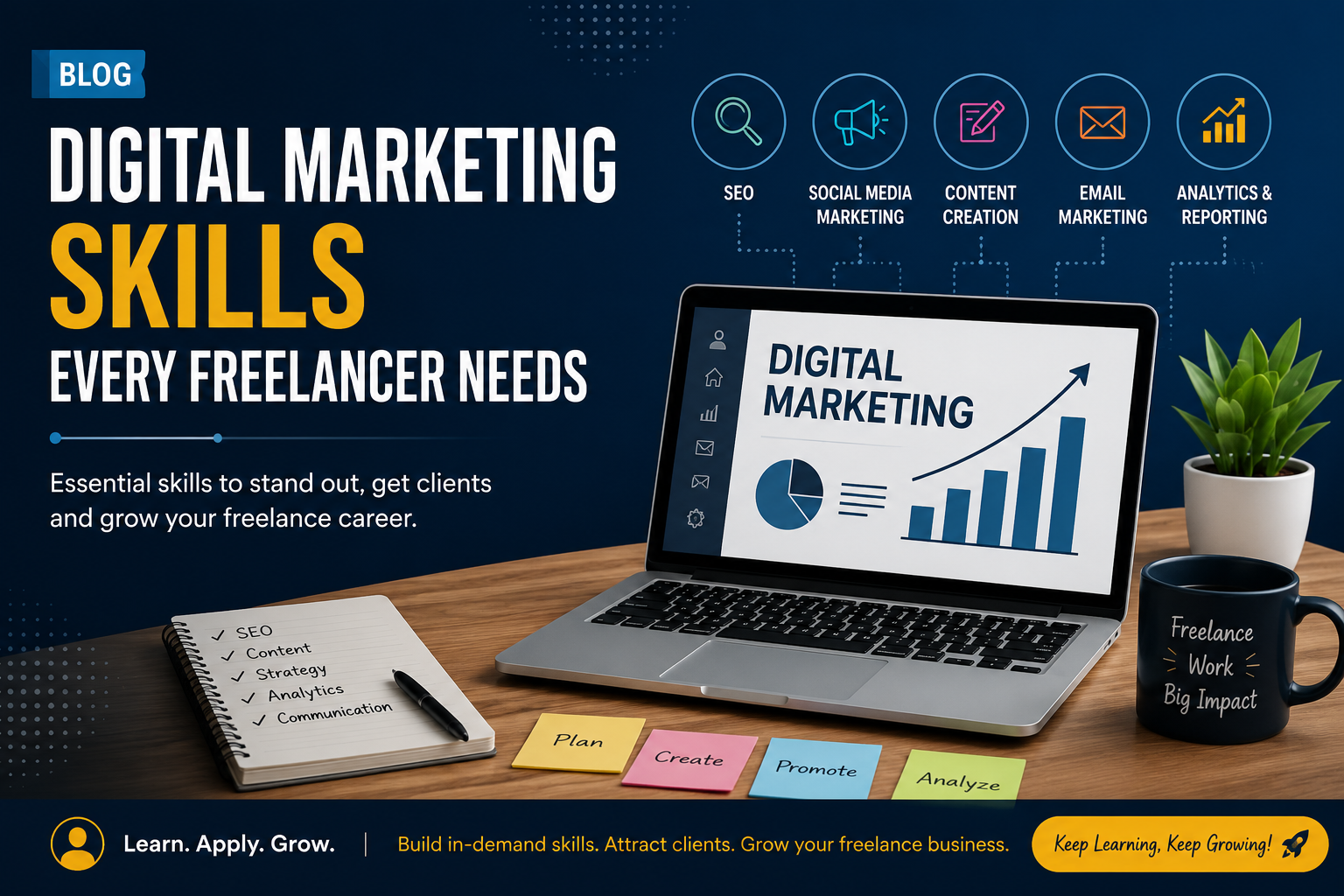 Digital Marketing Skills Every Freelancer Needs in 2026
